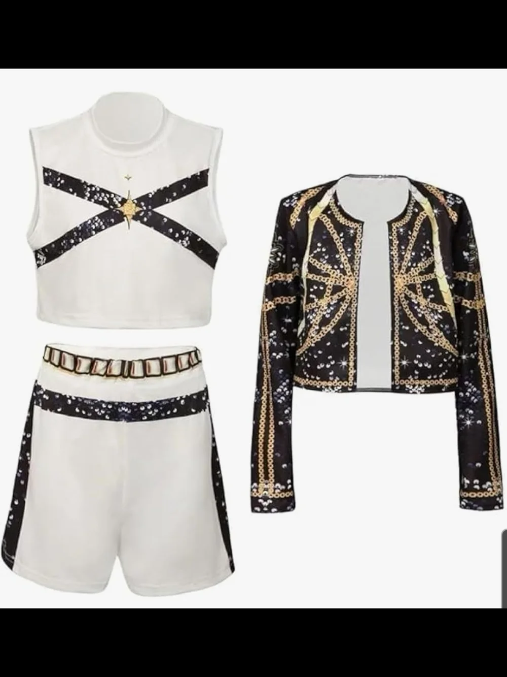 Girls Popular  Dance/ Singer Costume Fits 4 -5 Year Olds.